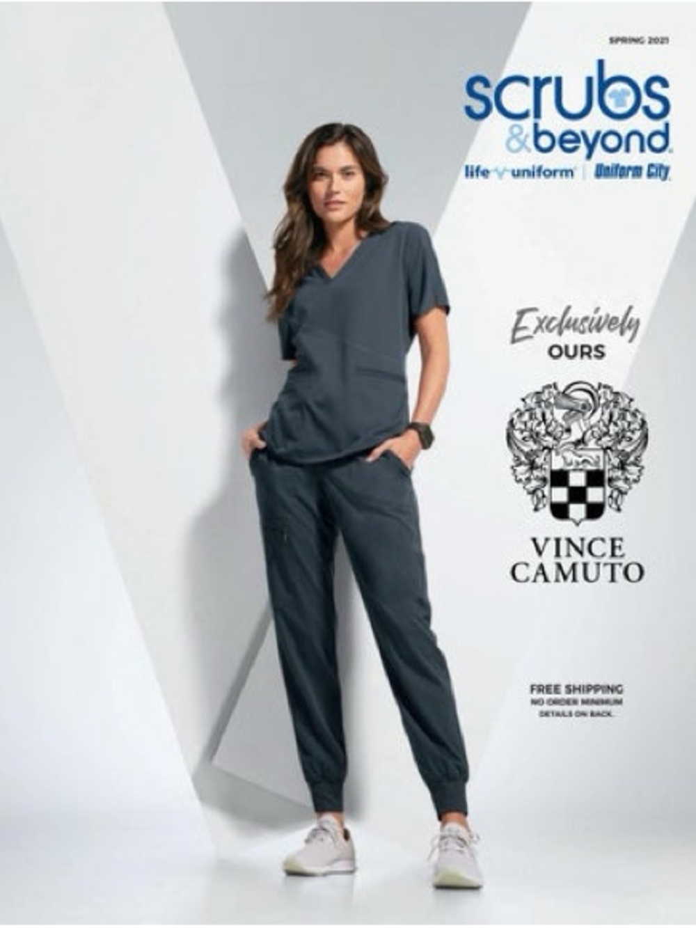 Vince Camuto CHARCOAL SCRUB SET